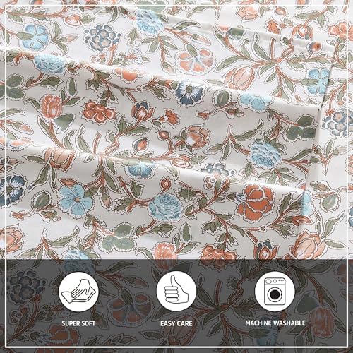 Wrangler Twin Sheet Set - Floral Oeko-Tex Certified 100 Polyester