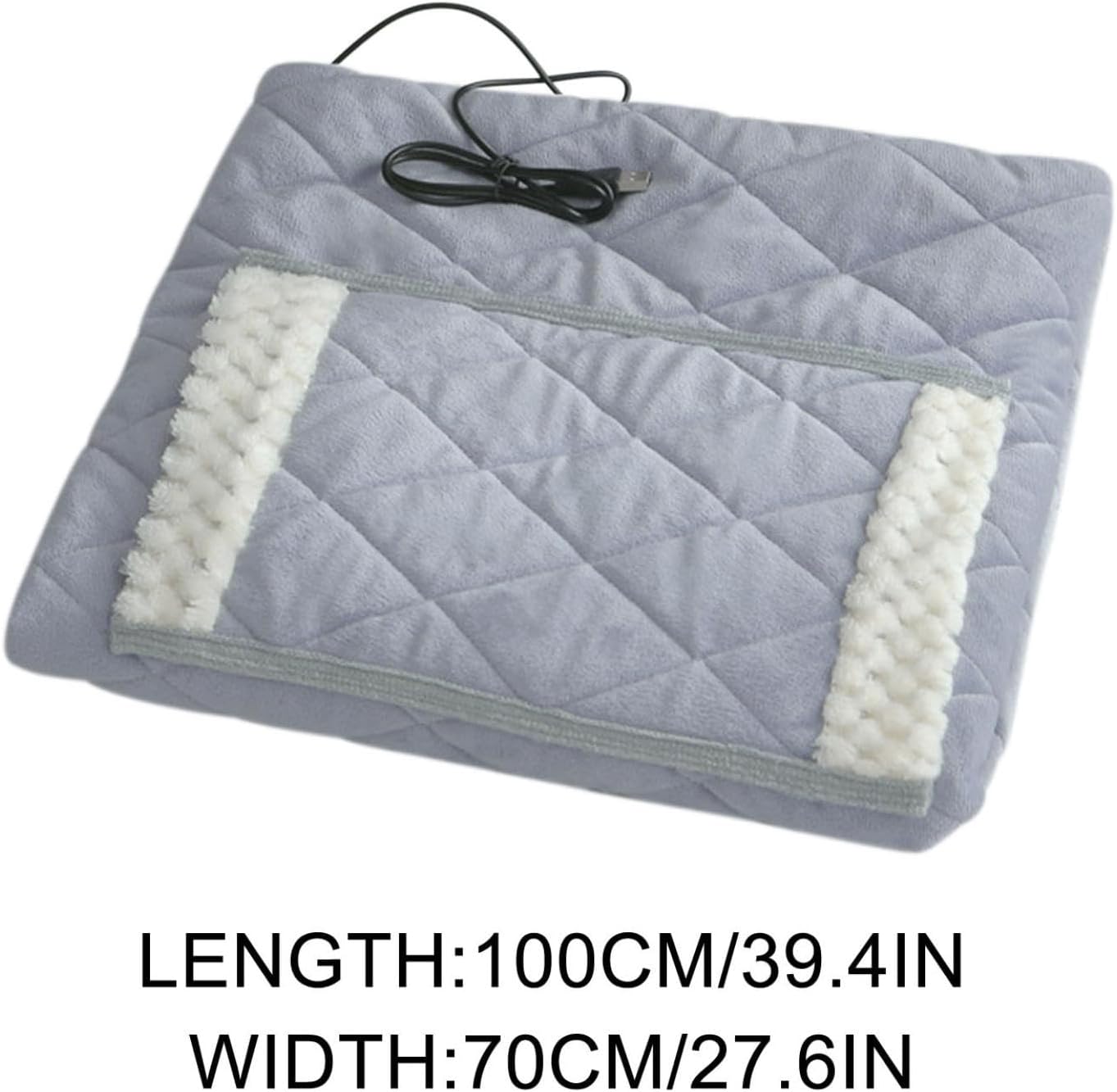 kakina CMSX Heated Throw Blanket with USB Charging