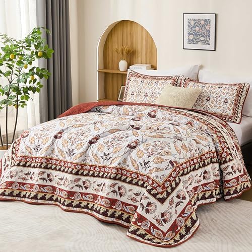 DJY King Size Quilt Set with Pillowcases