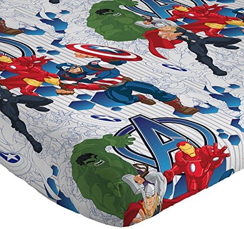 Jay Franco Marvel Avengers Blue Circle Comforter Set Twin