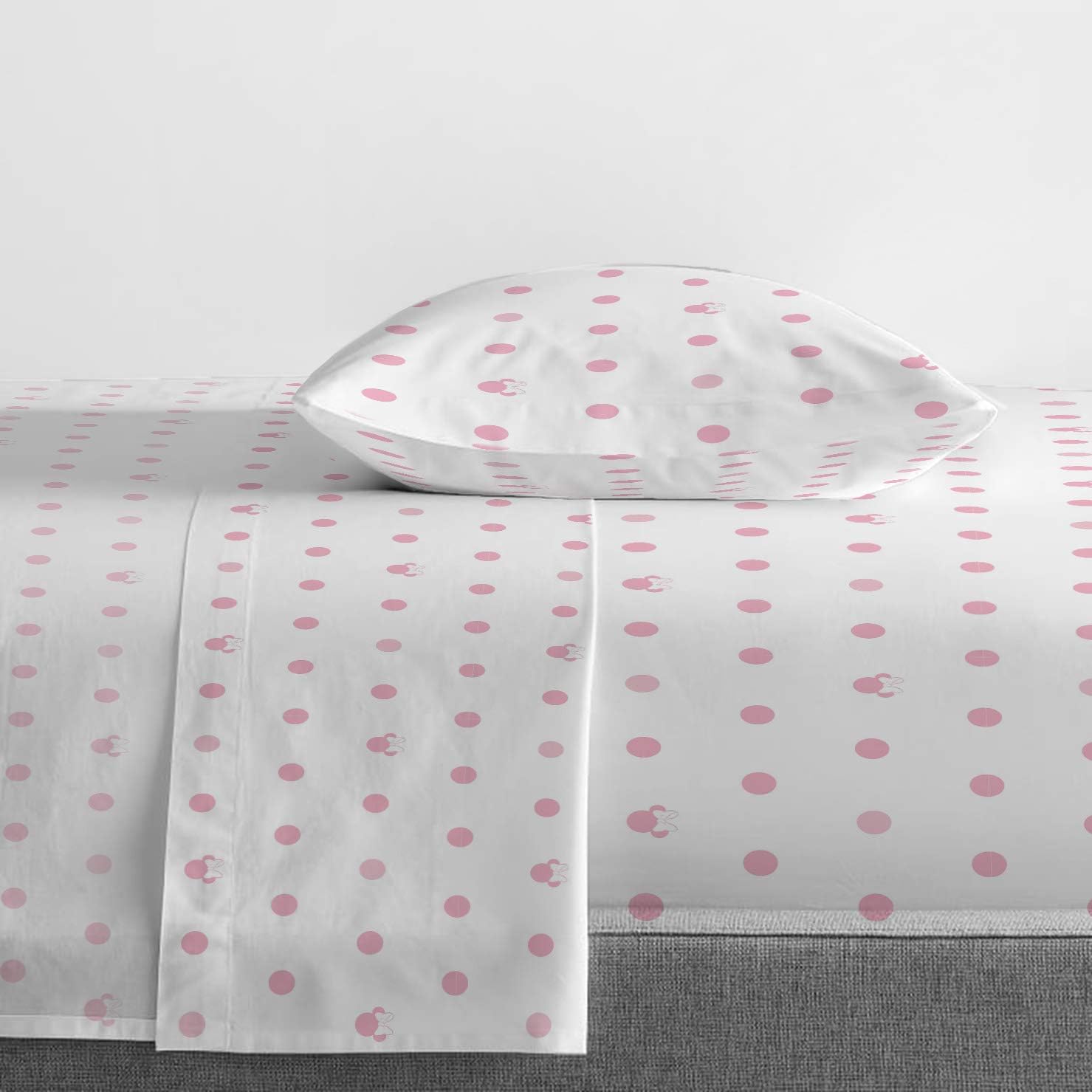 Jay Franco Disney Minnie Mouse Dots 4 Piece Twin Bed Set