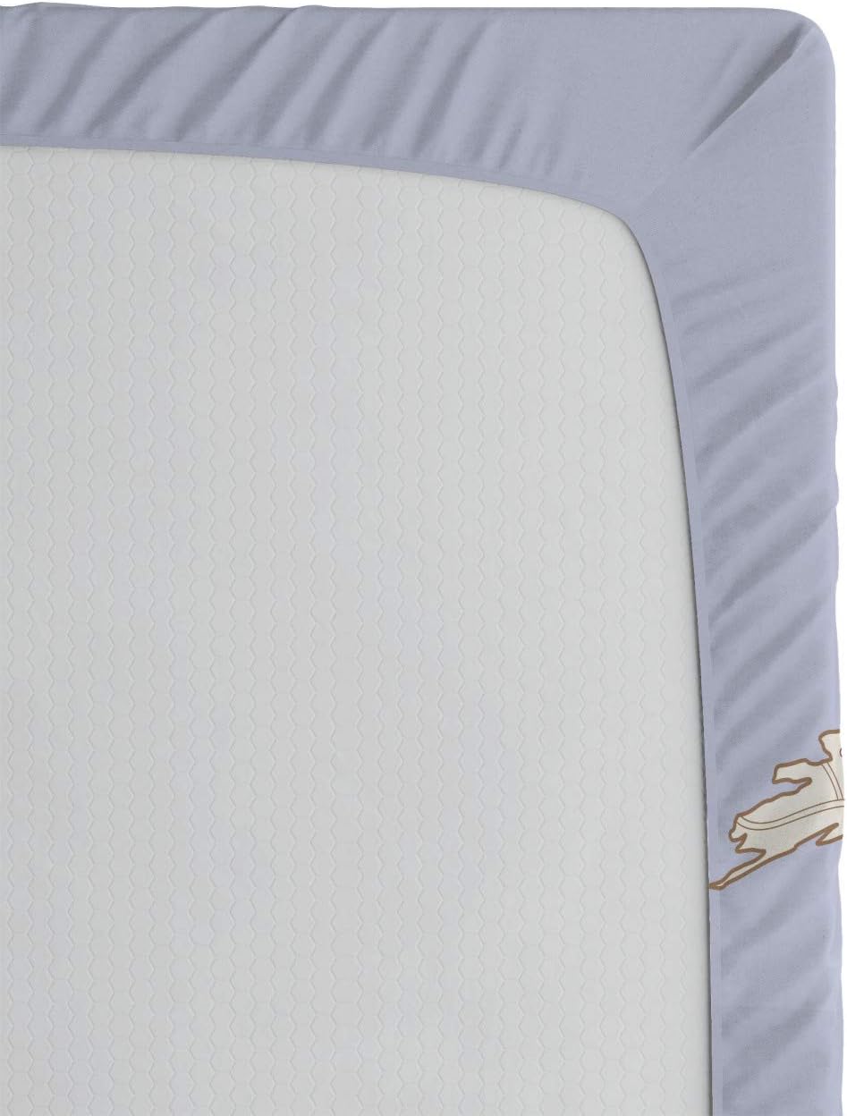 Ambesonne Floral World Map Fitted Sheet Set