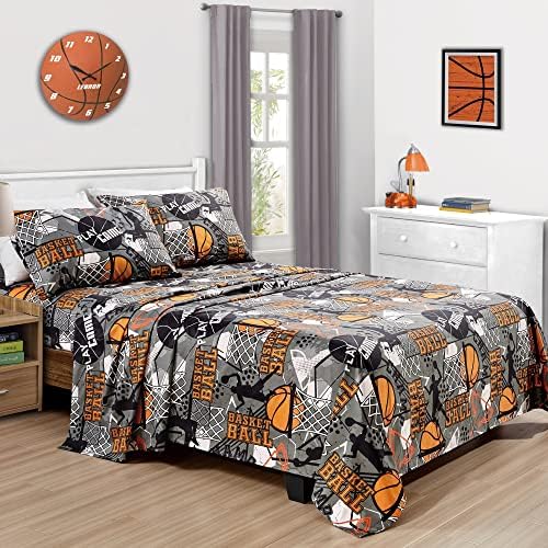 Chezmoi Collection Basketball Sheet Set for Kids