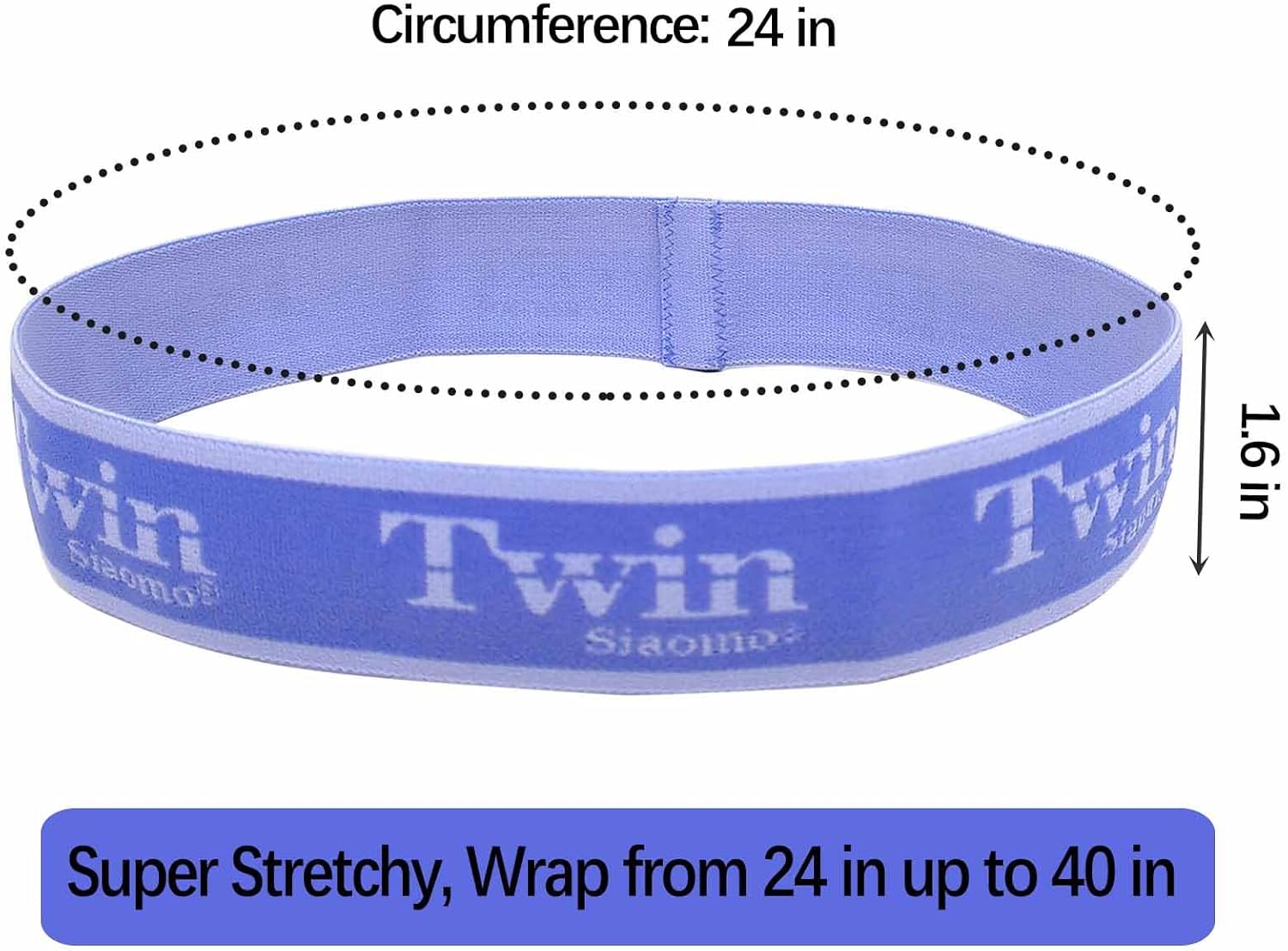 Siaomo Bed Sheet Organizer Bands - 4PCS Blue for Twin