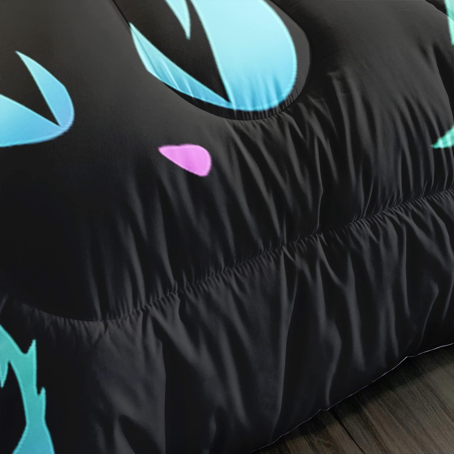 Axolotl Kids Cartoon Cat Comforter Set Twin Size 1