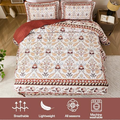 DJY King Size Quilt Set with Pillowcases