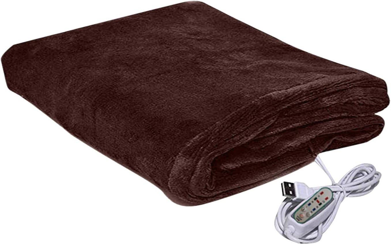 39 x 26 Flannel Heated Blanket with Hand Controller