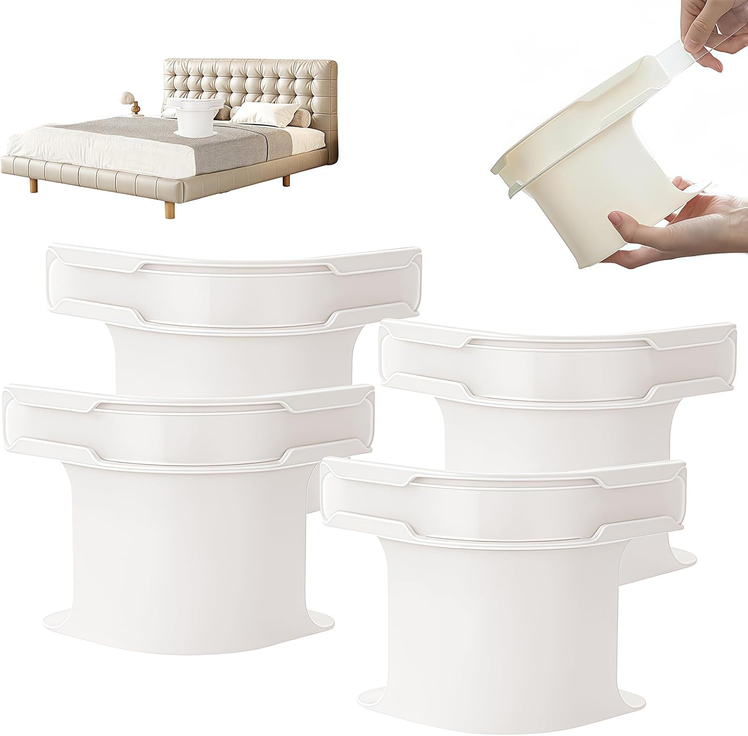GUDSK 4-Piece Heavy Duty Sheet Holders Set