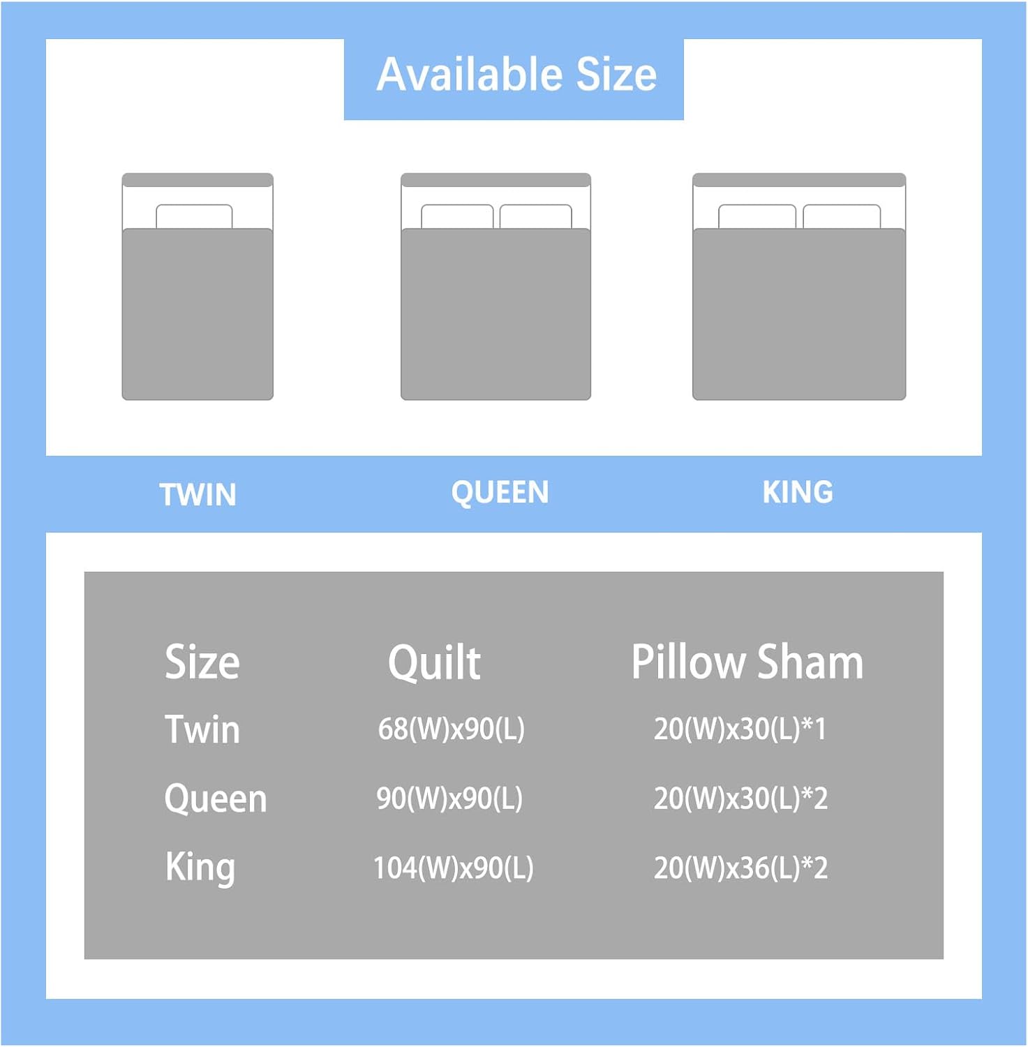 Allenjoy Queen Size Nightmare Clown Quilt Set with 2 Pillow Shams