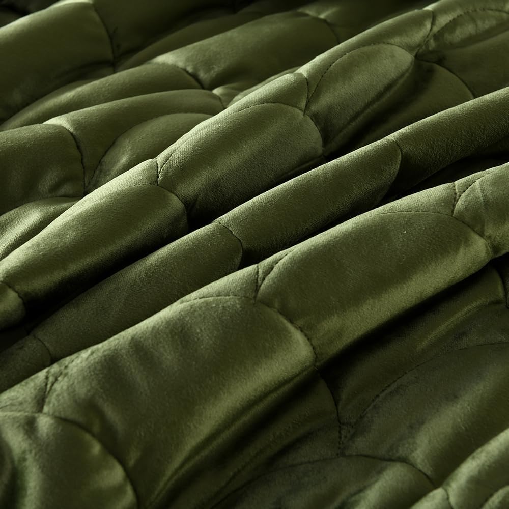HORIMOTE HOME Velvet Quilt Set Queen Size
