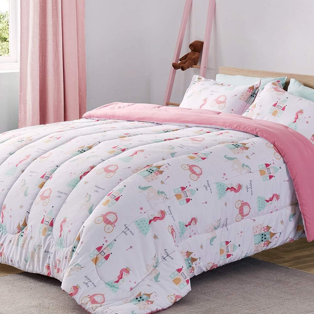 SLEEP ZONE Princess Castle Comforter Set