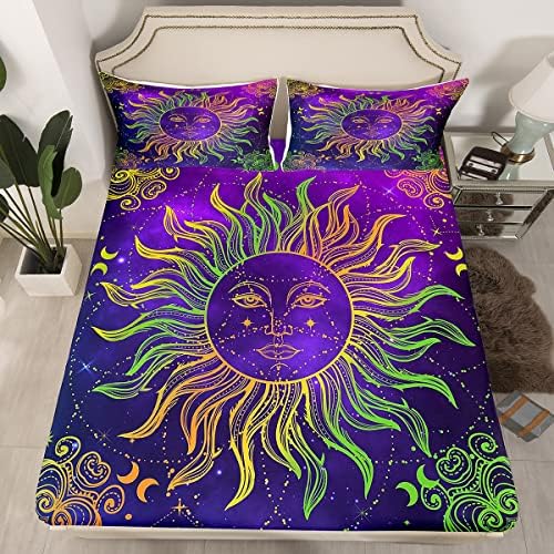 Erosebridal Boho Paisley Queen Bedding Set