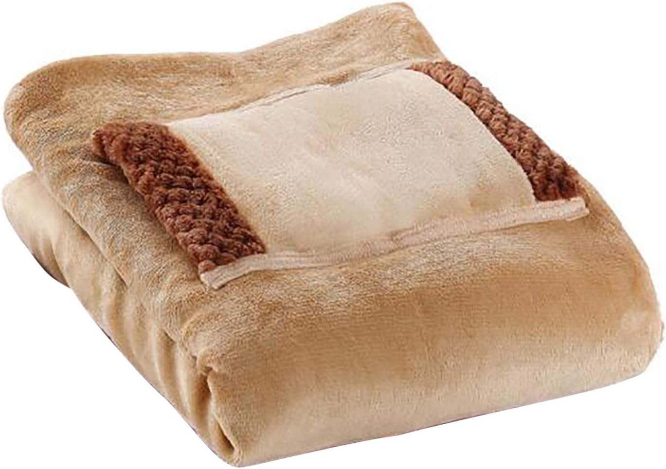 USB Rechargeable Heated Throw Blanket with Temperature Control