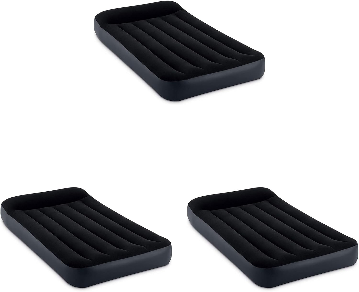 Intex Dura Beam Pillow Rest Air Mattress 3 Pack