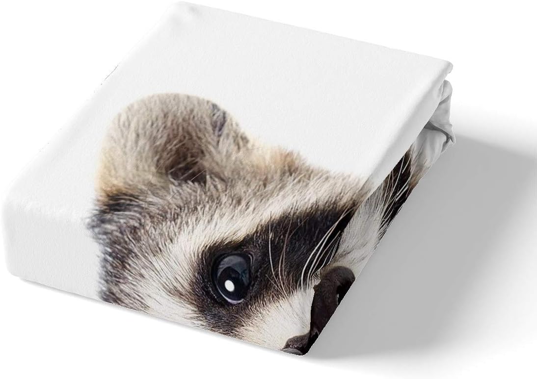 Feelyou Raccoon Sheet Set TwinXL Size Kids Room Bedding