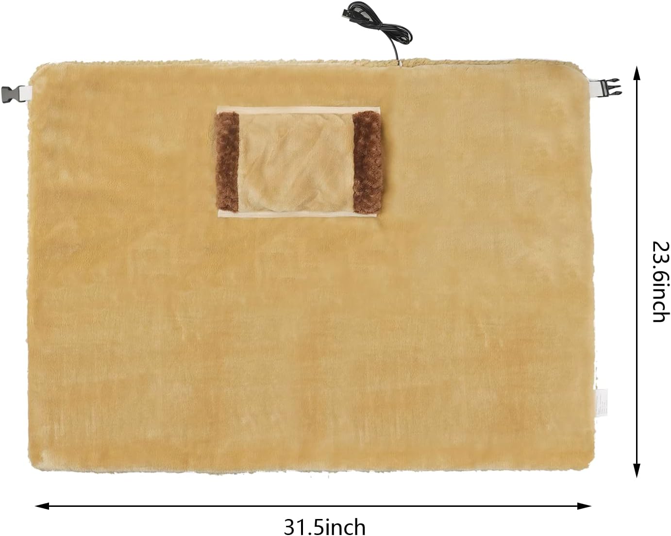 Ylucky USB Heated Blanket for Travel and Office Use