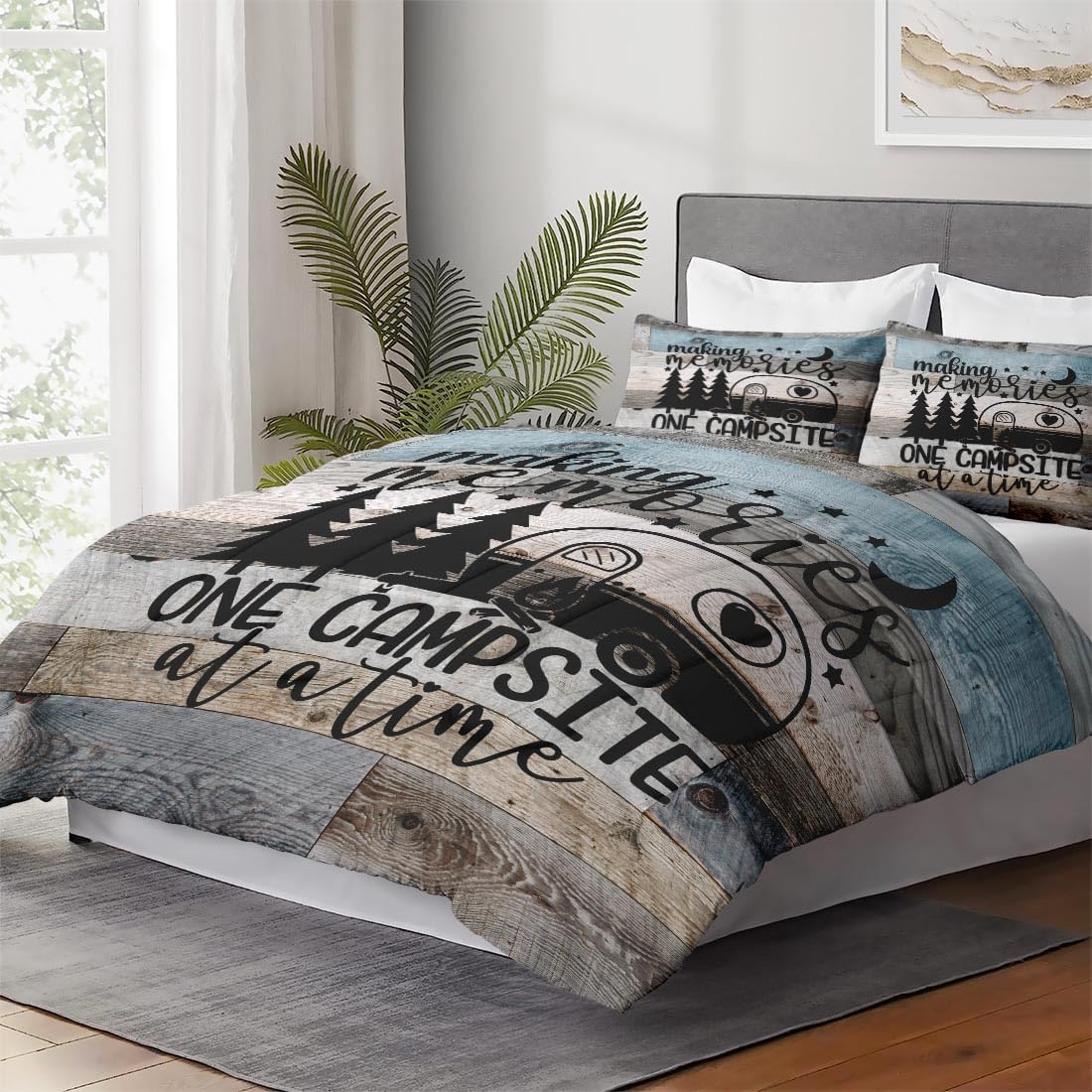 WeCozy Queen Comforter Set with 2 Pillowcases
