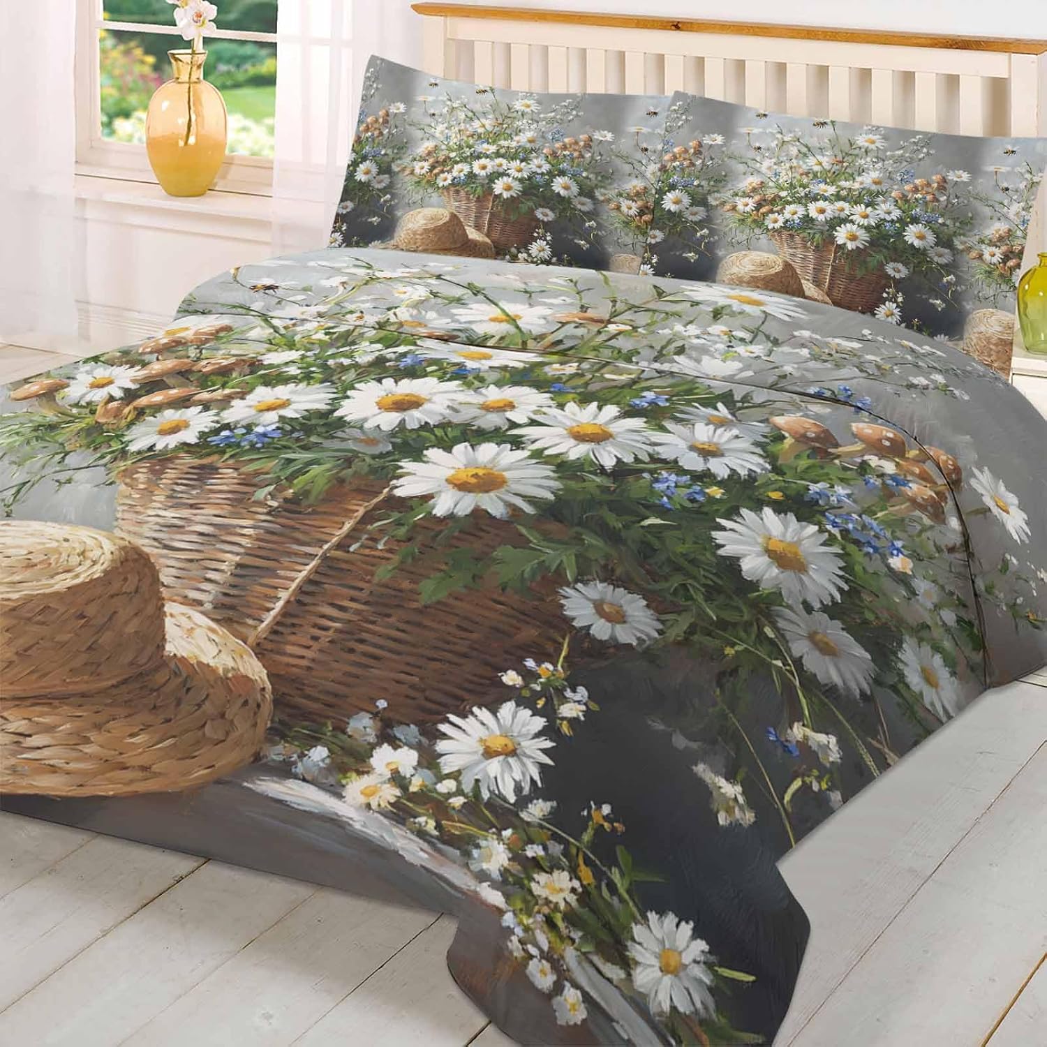 Boanket 3-Piece Queen Duvet Cover Set with Zipper 1