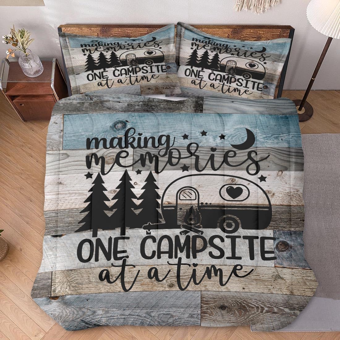WeCozy Queen Comforter Set with 2 Pillowcases