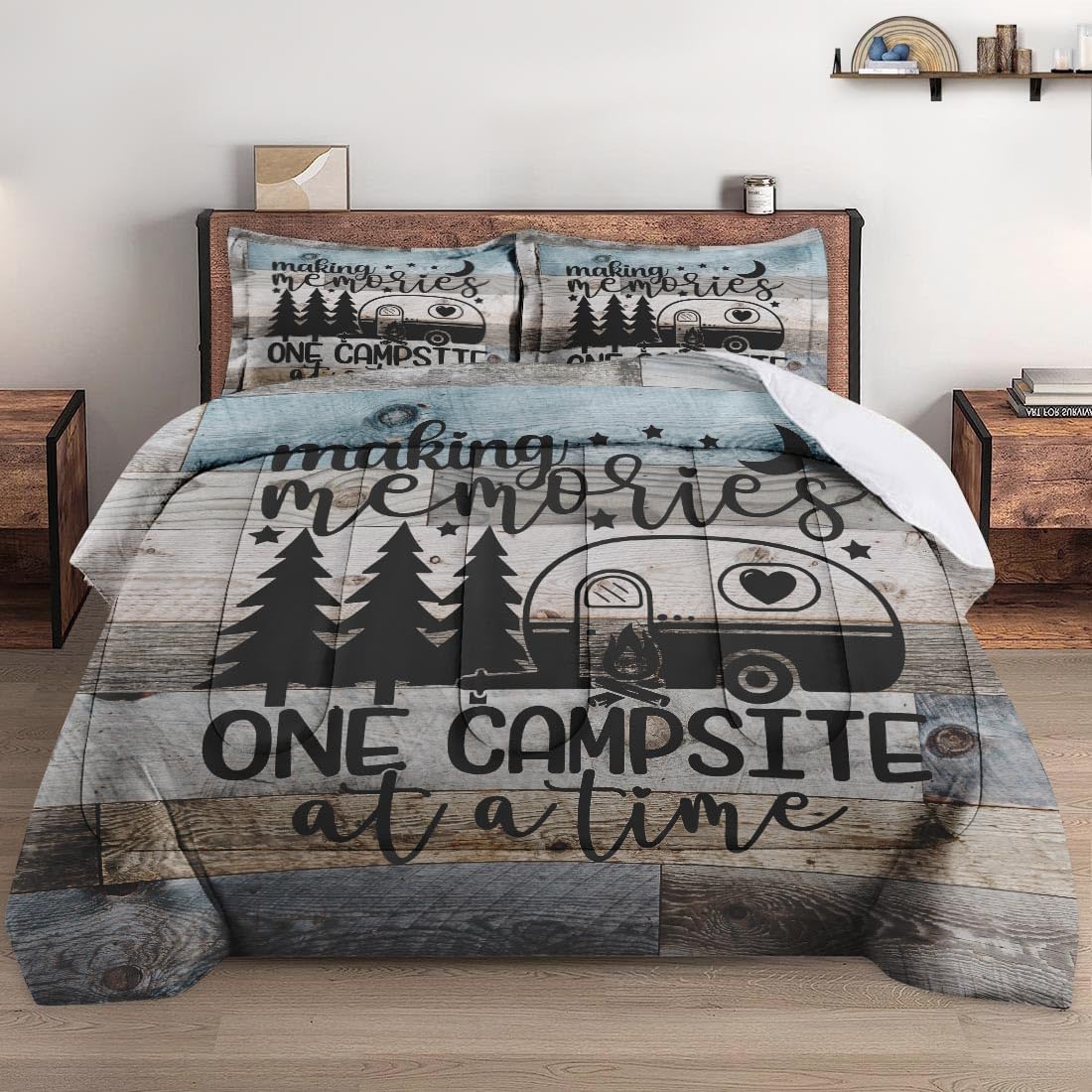WeCozy Queen Comforter Set with 2 Pillowcases