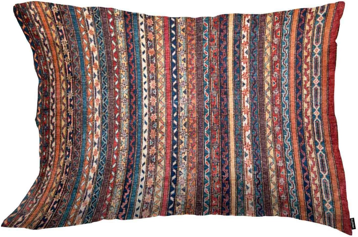 Retro Stripes Pillow Case Soft Breathable Queen Size 20x26 Inches 1