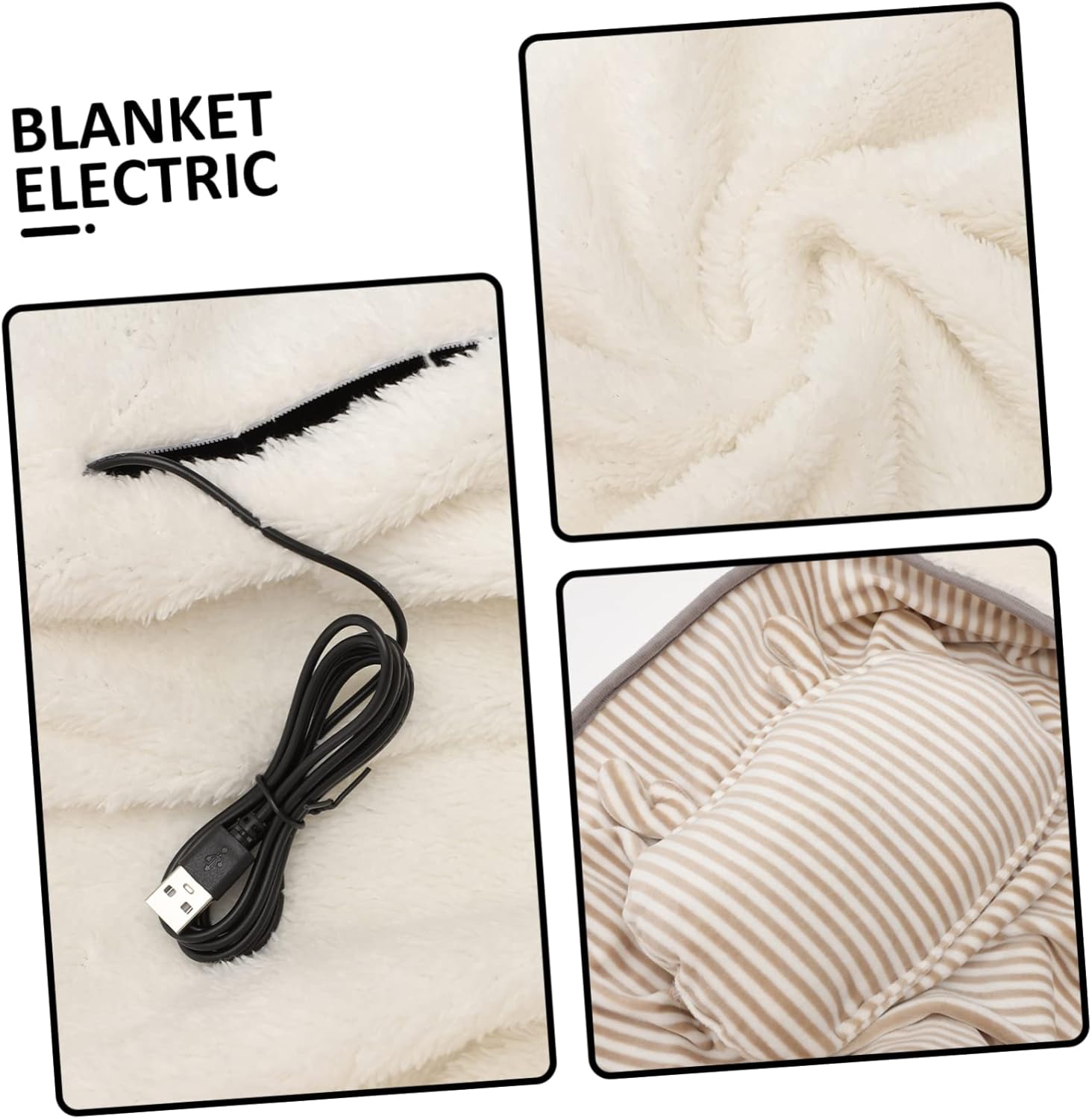 ULDIGI Electric Heated Blanket USB Warming Pad for Home and Office Use