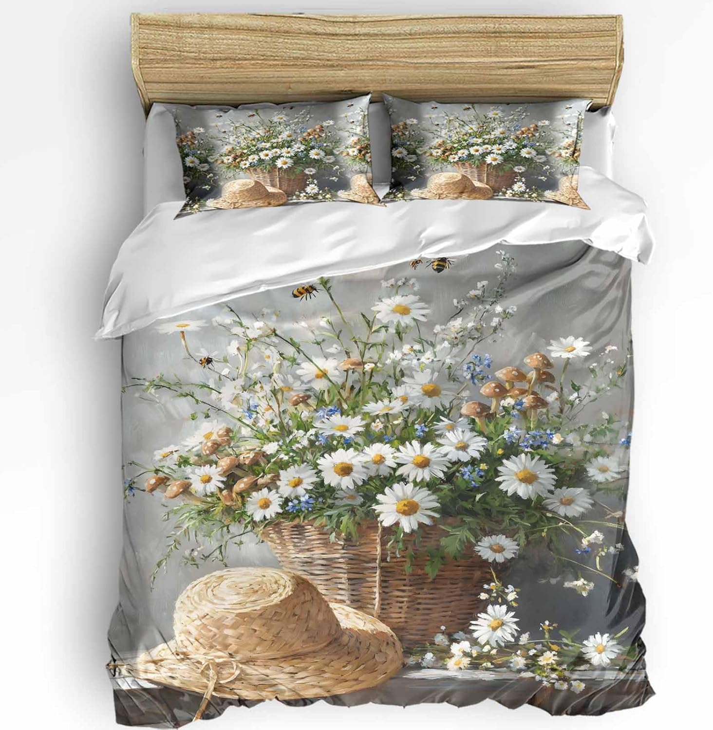 Boanket 3-Piece Queen Duvet Cover Set with Zipper 1