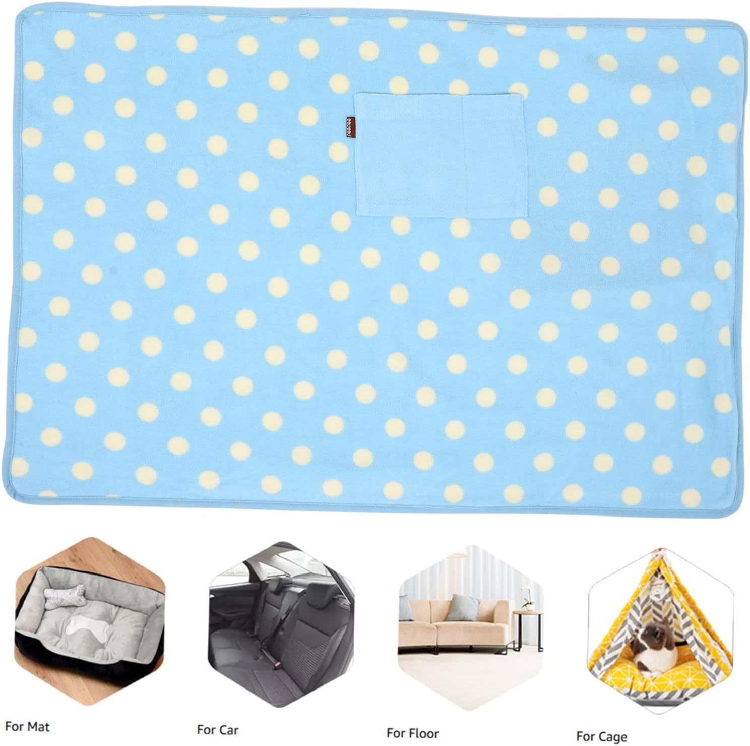 Zerodeko Electric Heated Blanket with USB Charger