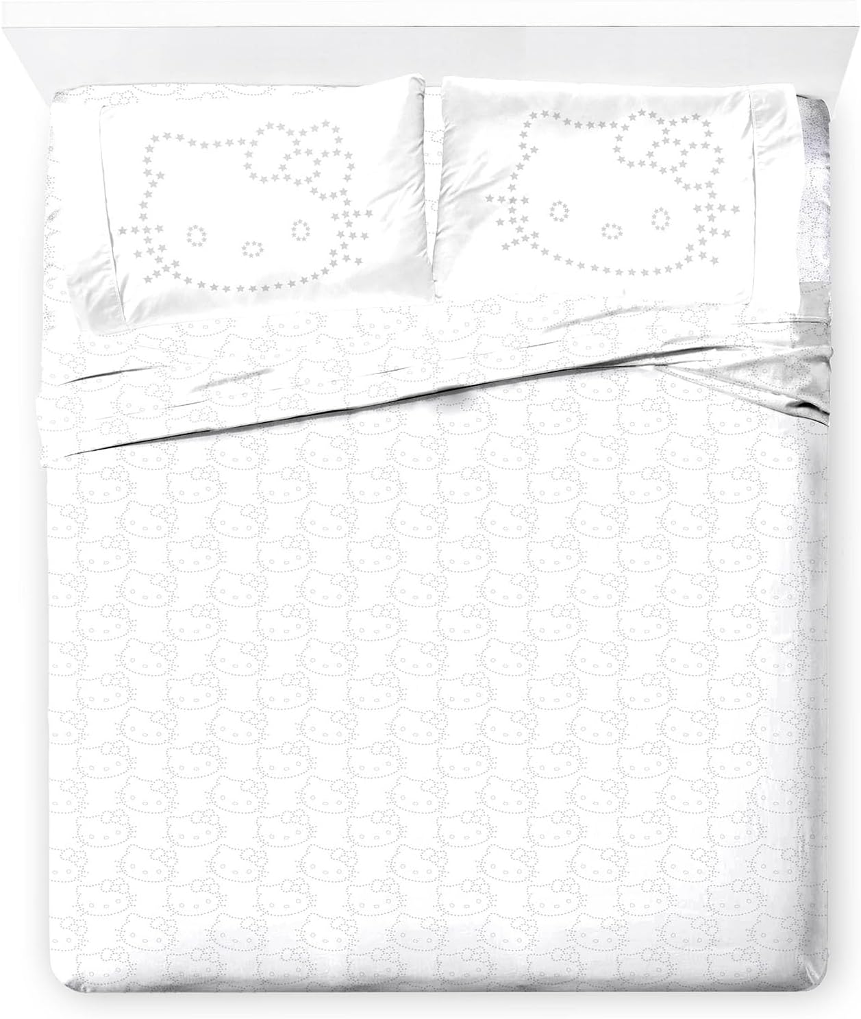 Jay Franco Hello Kitty Zodiac Stars Sheet Set - 4 Piece Microfiber Bedding