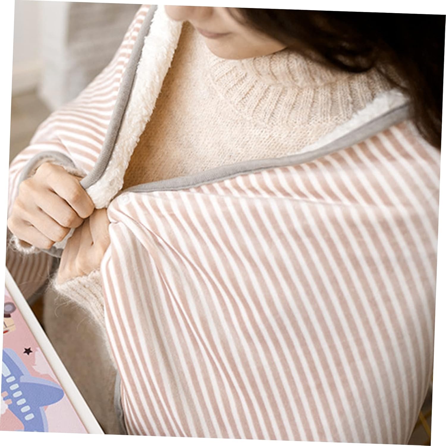 USB Heated Blanket - Portable Reusable for Home Office Comfort