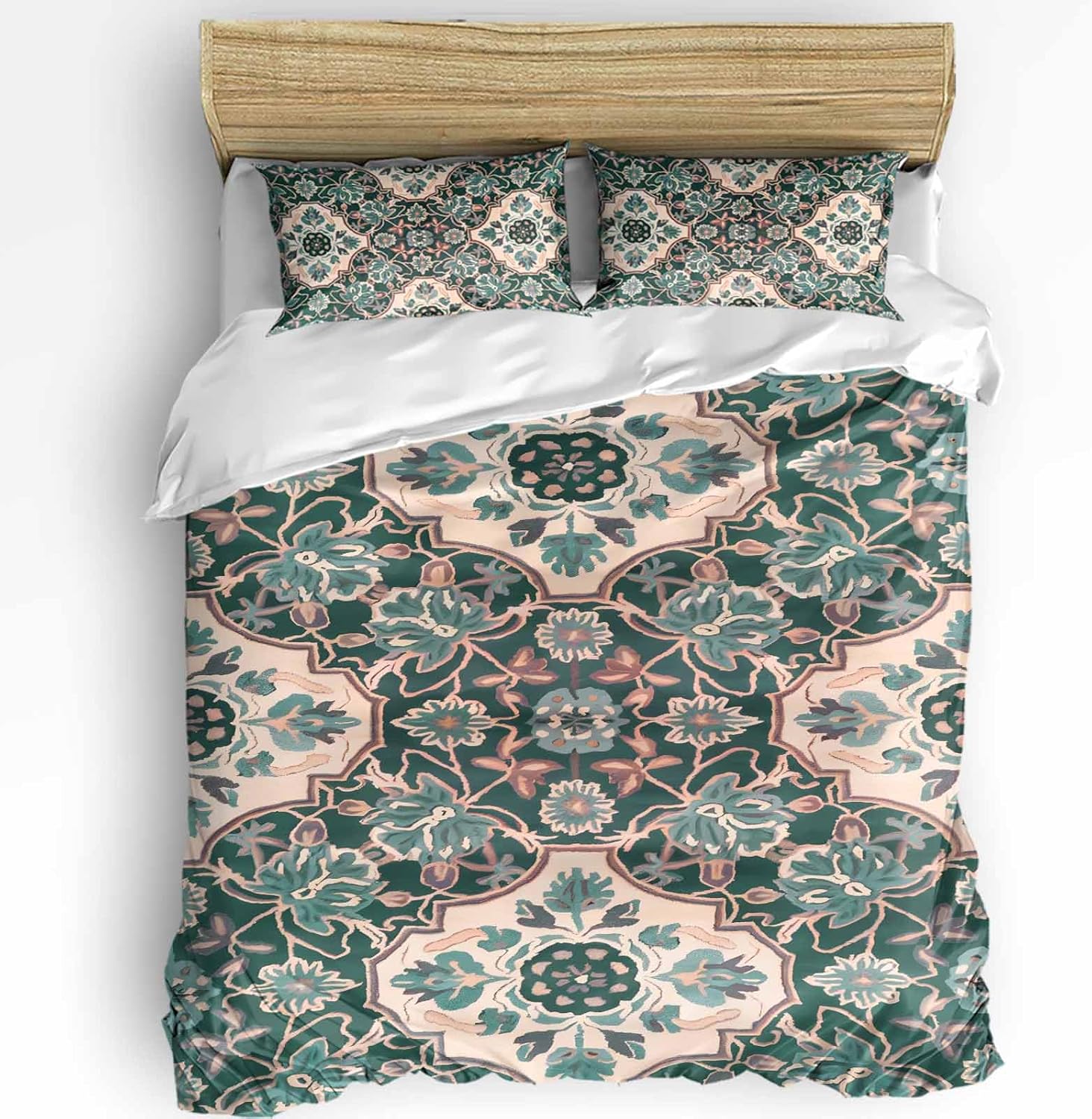 Boanket 3-Piece Boho Duvet Cover Set with Zipper 1