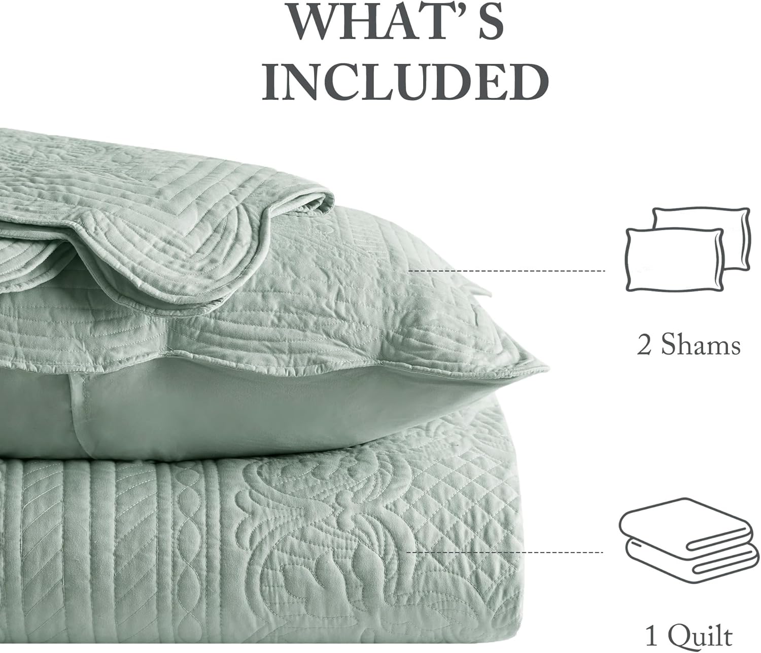 Madison Park Tuscany Quilt Set - 3 Piece