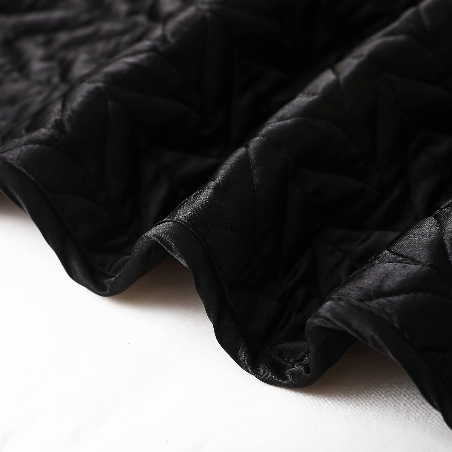 Whale Flotilla Reversible Satin Quilt Set Queen Size Black