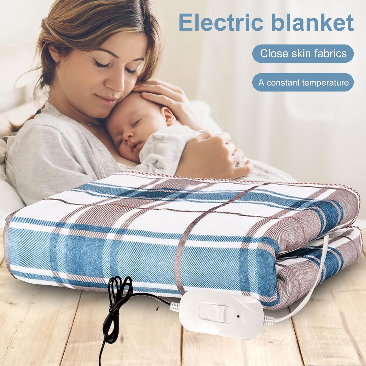 Bluelans Heated Throw with 2 Heat Settings