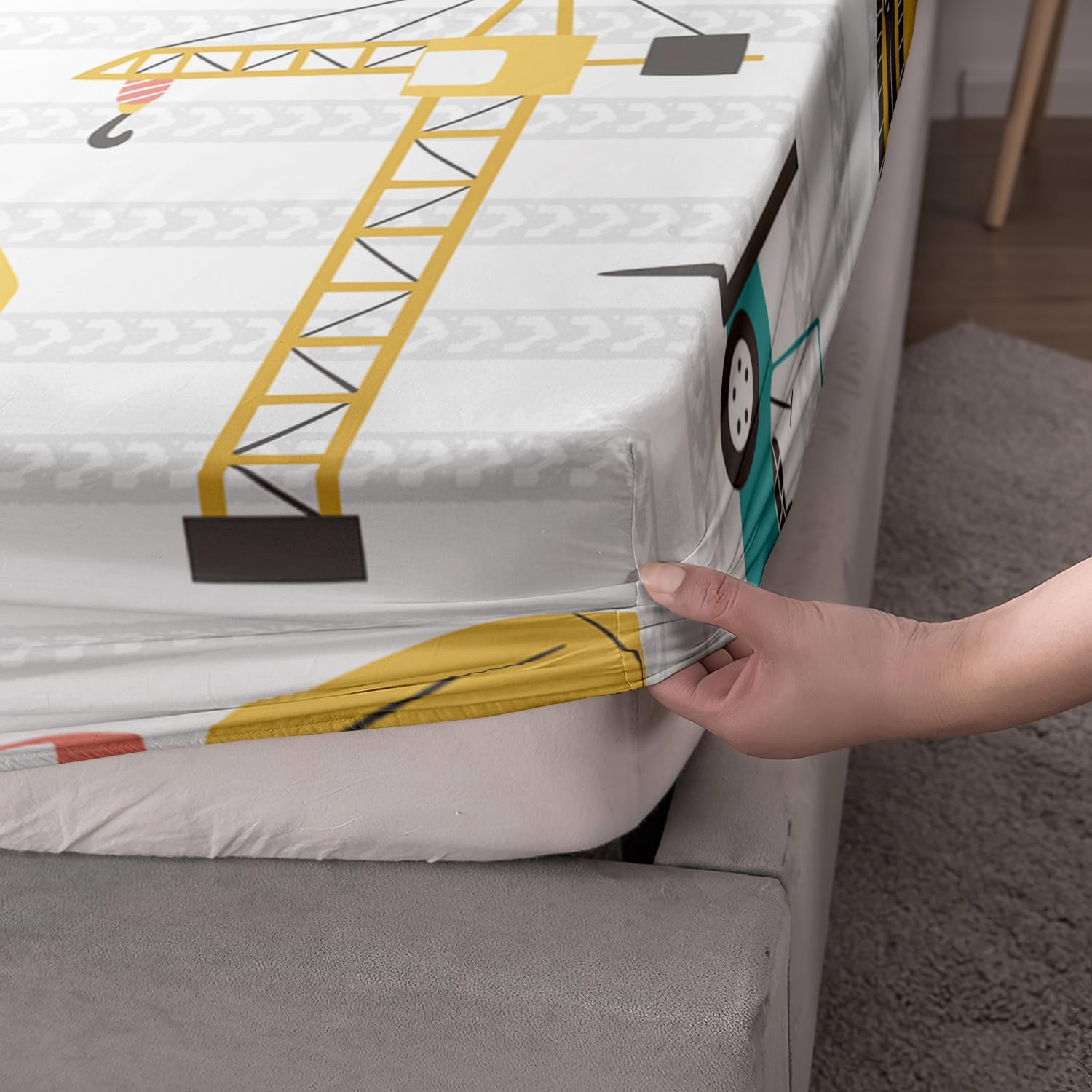 AILONEN Excavator Sheet Set Twin XL 3 Pieces 1