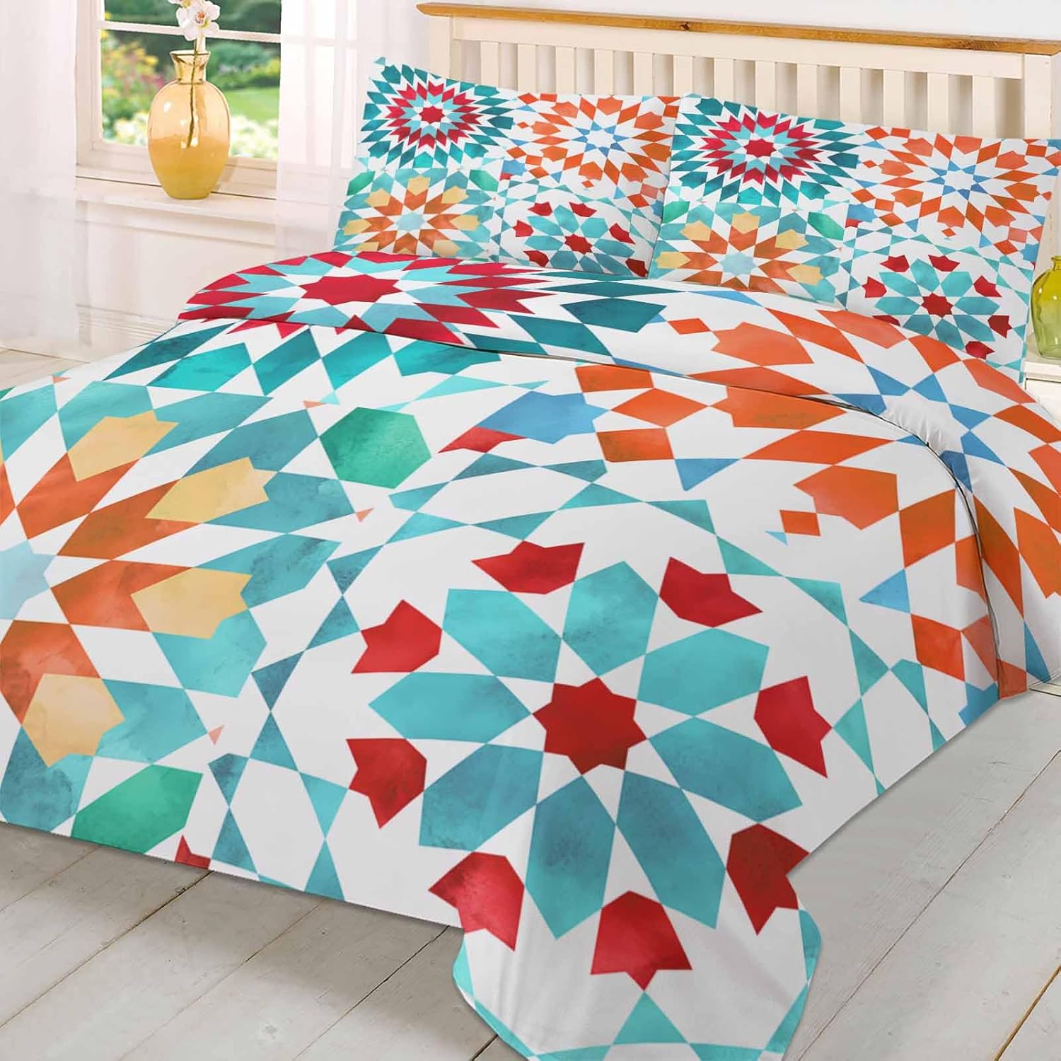Boanket 3-Piece Queen Bedding Set with Zipper and Pillowcases