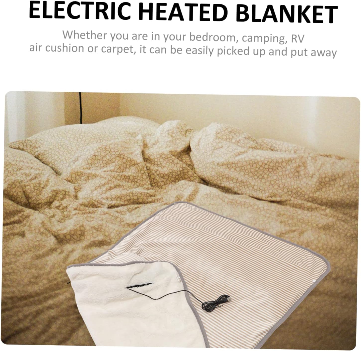 Amosfun USB Portable Electric Heated Blanket