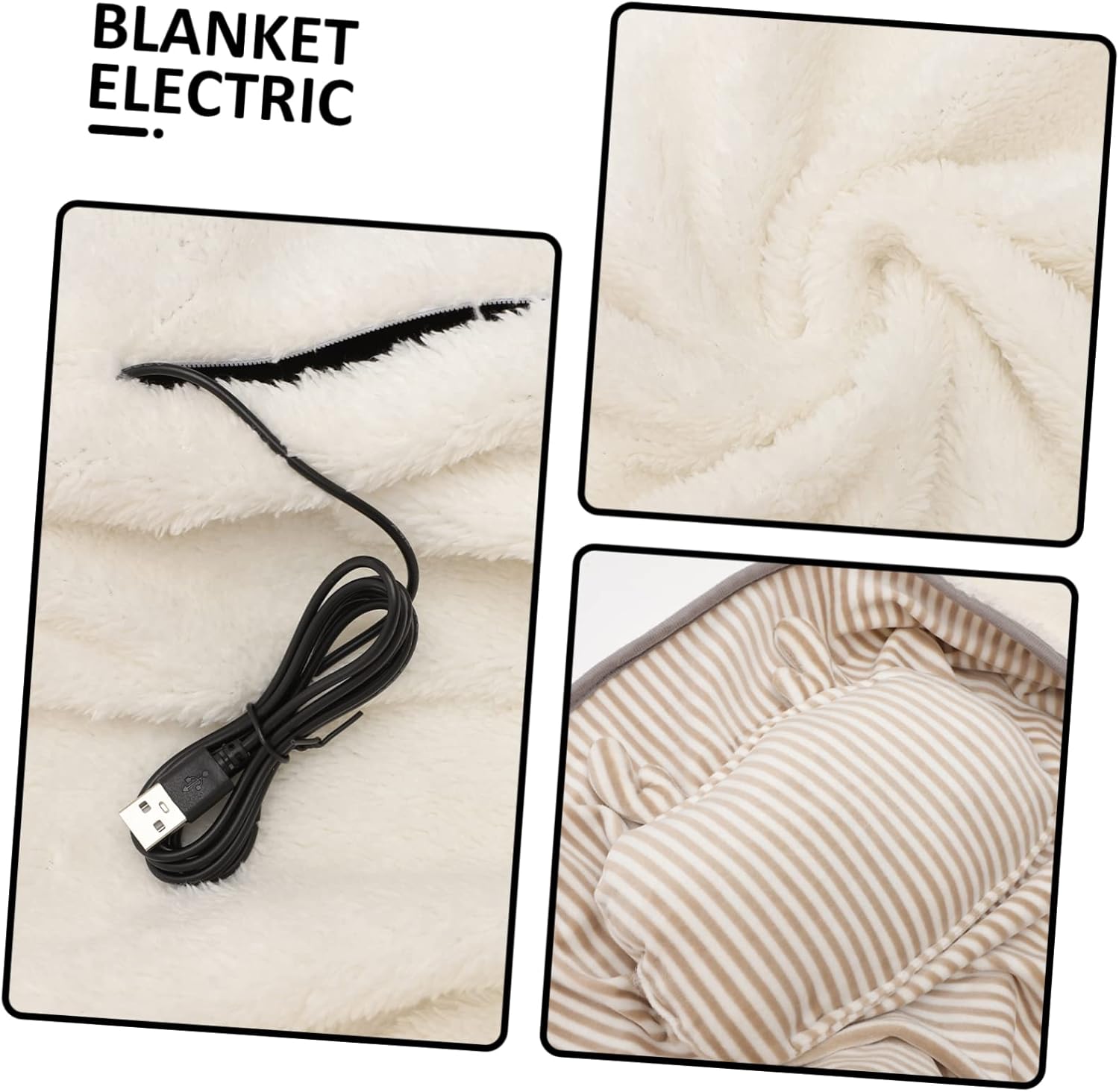Ciieeo Fawn Design Electric Heating Blanket