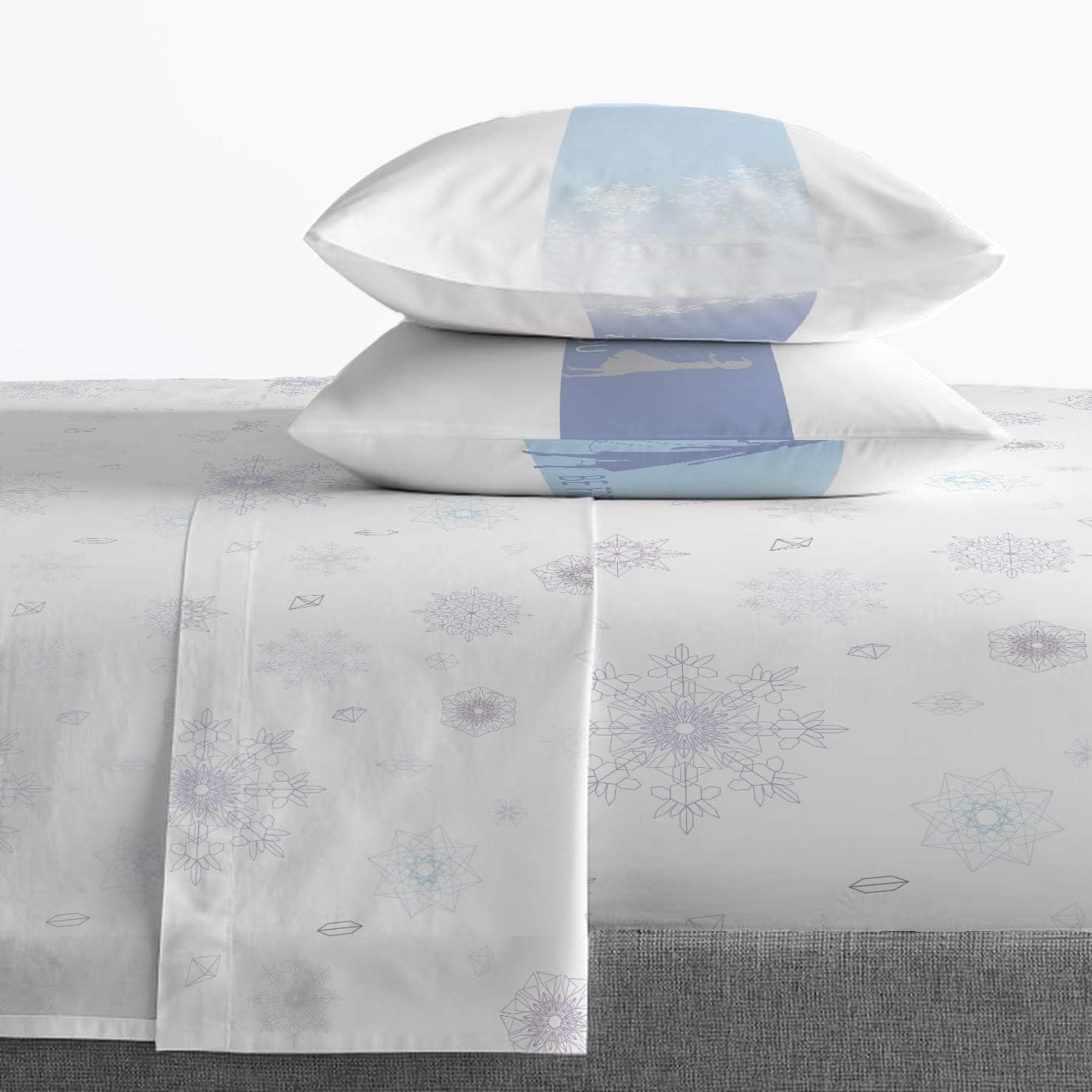 Disney Frozen 2 Elsa 7-Piece Bed Set - Reversible Comforter Sheets