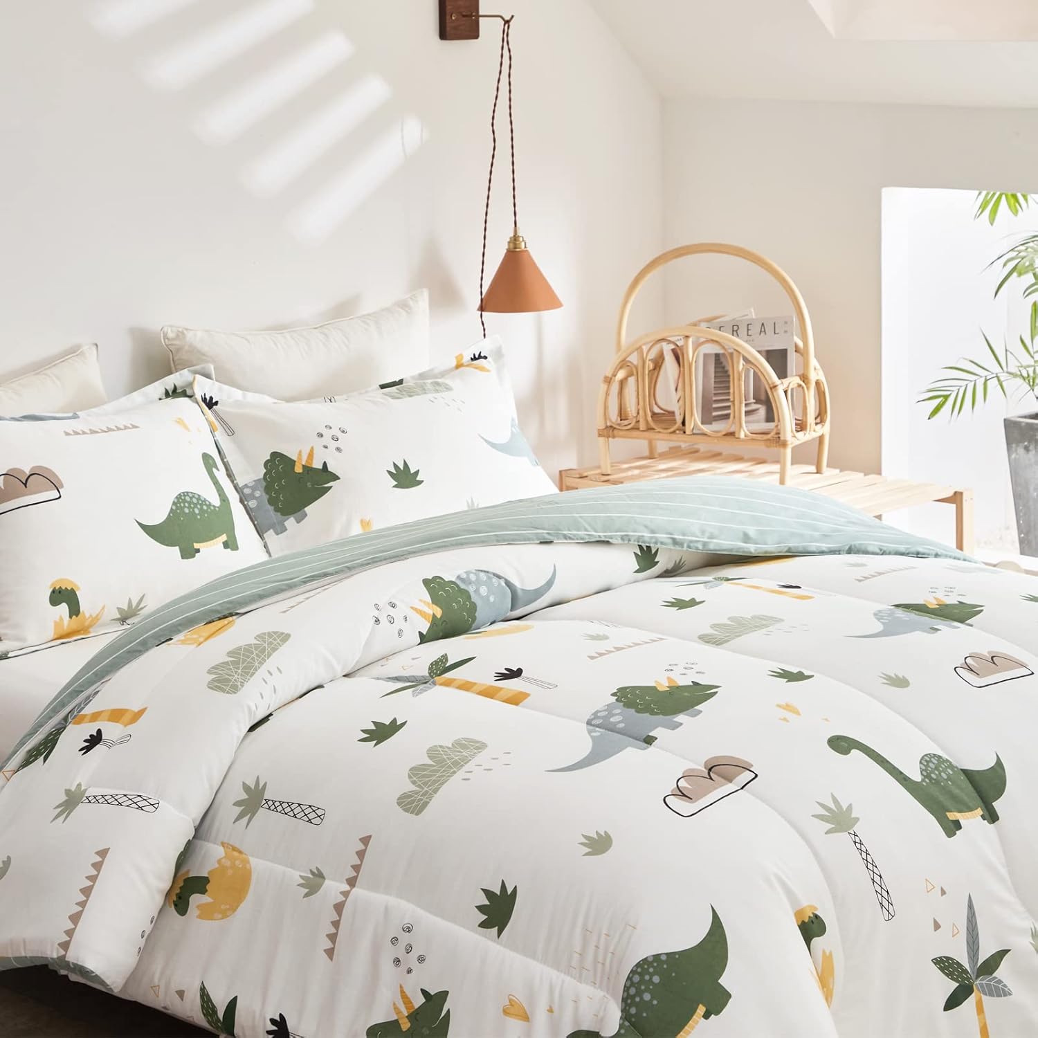 Joyreap Dinosaur Comforter Set Twin 3pcs