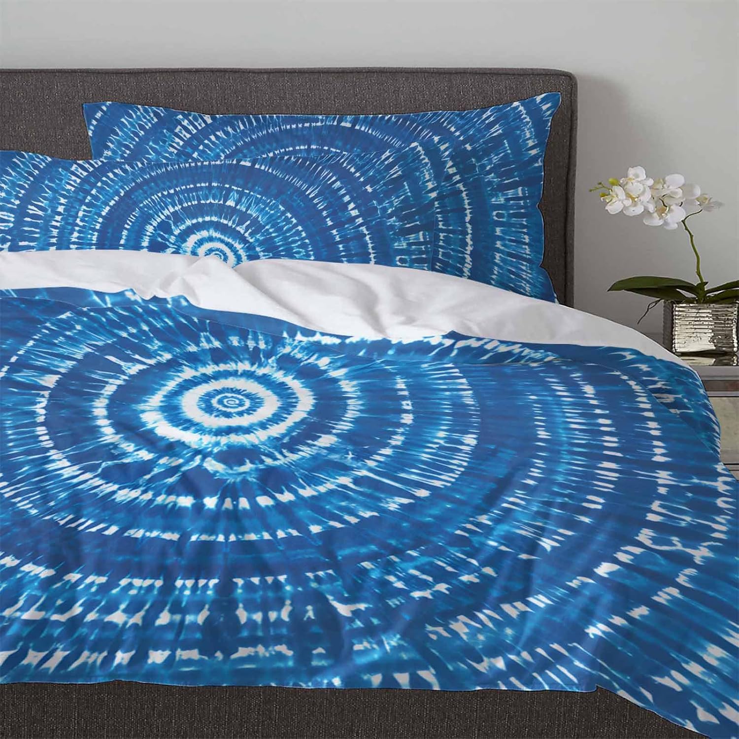 Boanket 3-Piece Queen Duvet Cover Set with Zipper Soft Breathable