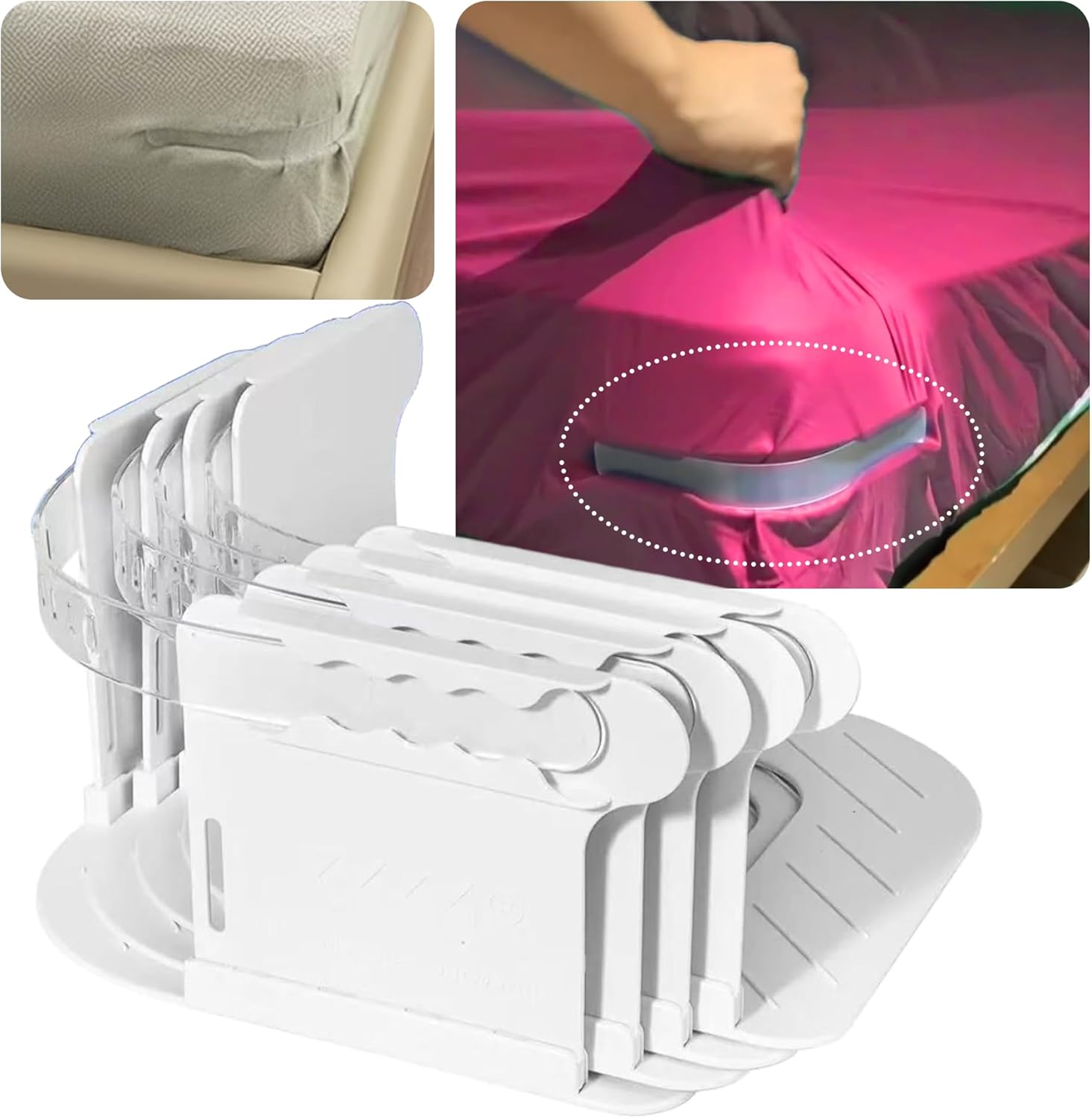 Rose Romee 4 Pcs Heavy Duty Sheet Holder