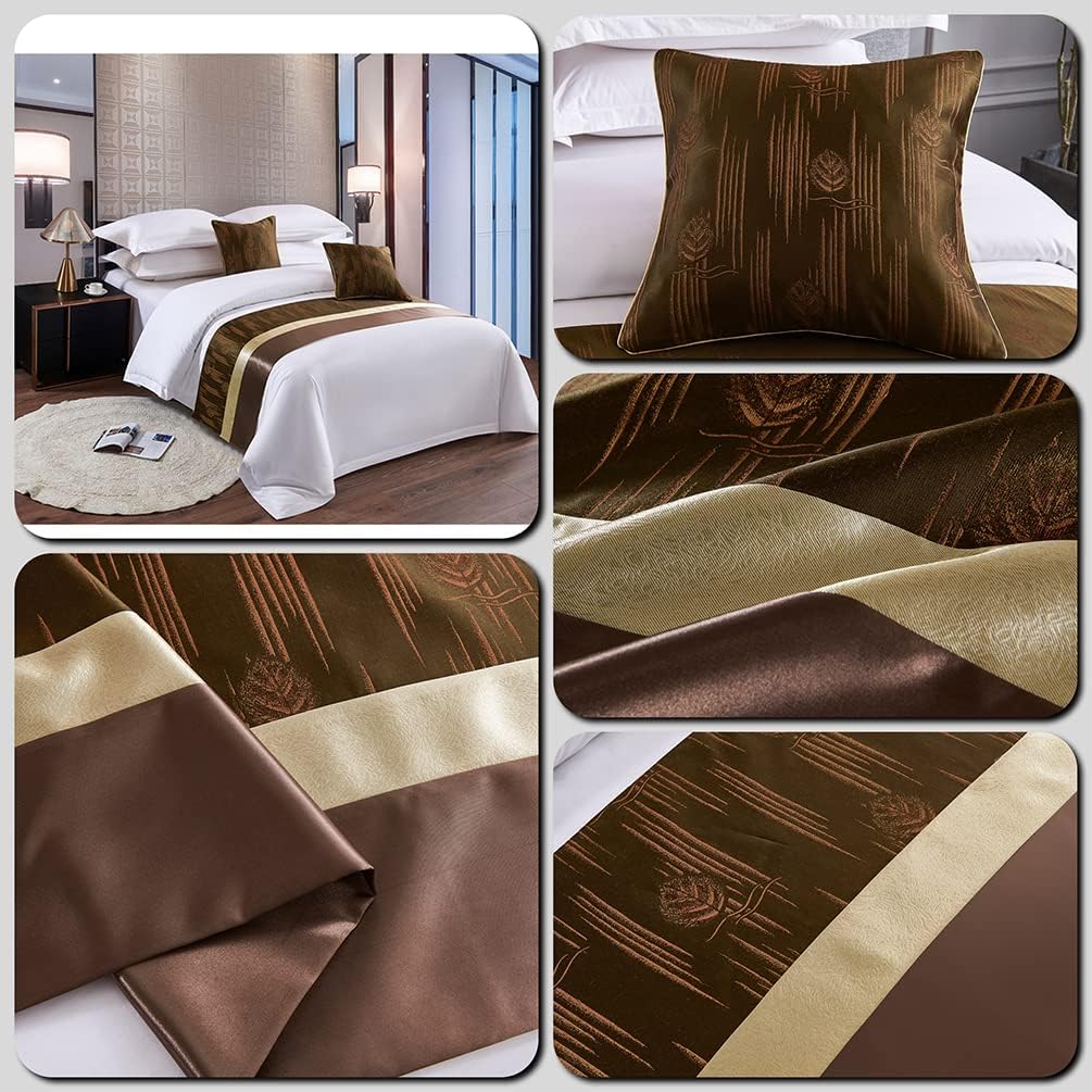 KOMAGOME Bed Runner Scarf Protector Slipcover Decorative