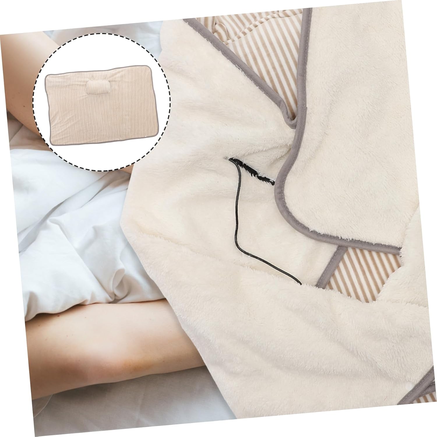 MAGICLULU Fawn Design USB Electric Heating Blanket for Office Couch and Bed