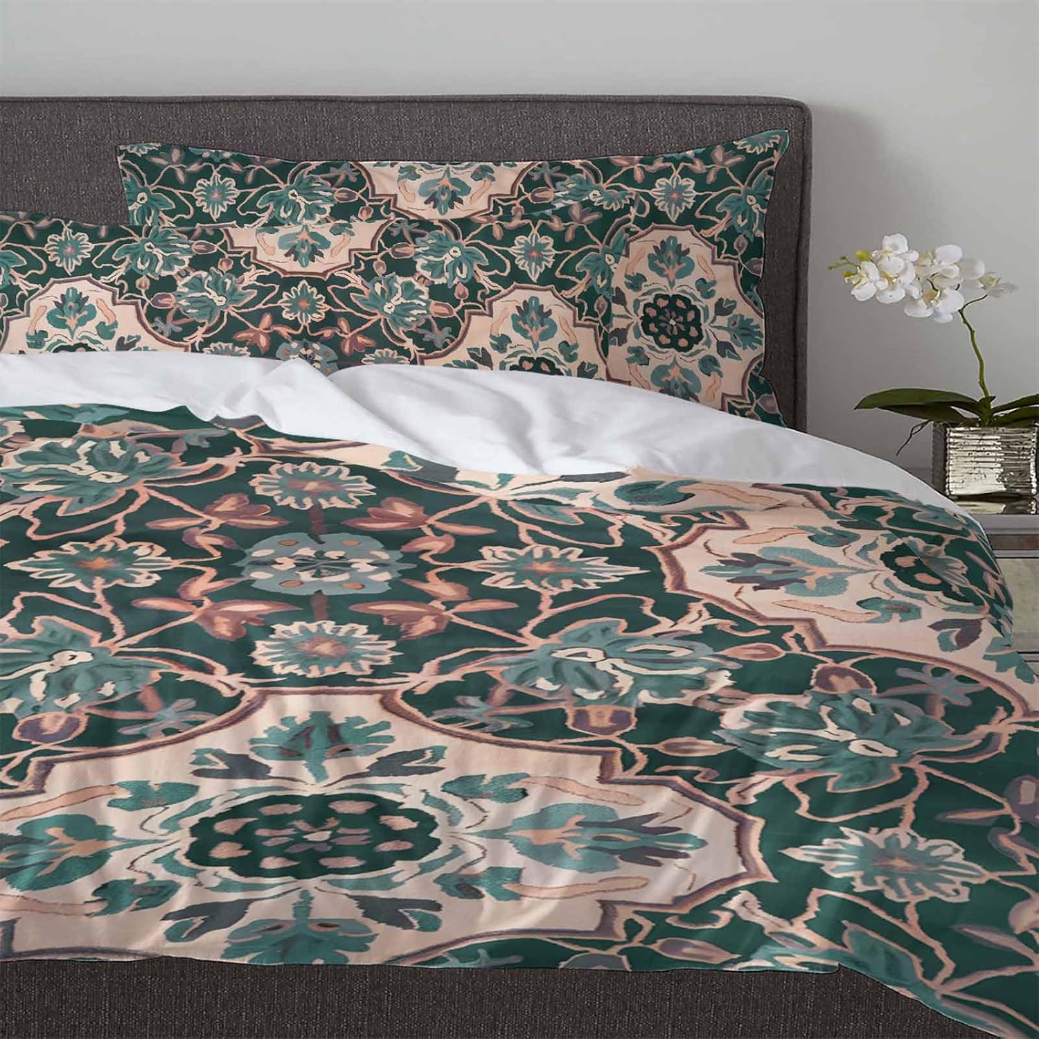 Boanket 3-Piece Boho Duvet Cover Set with Zipper 1