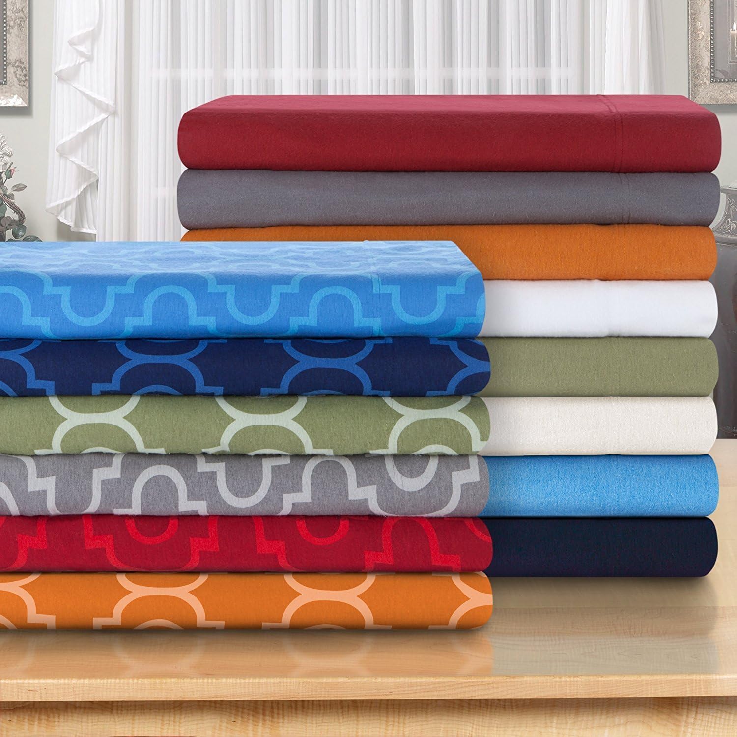 Superior Extra Soft All Season Flannel Sheet Set Sage California King