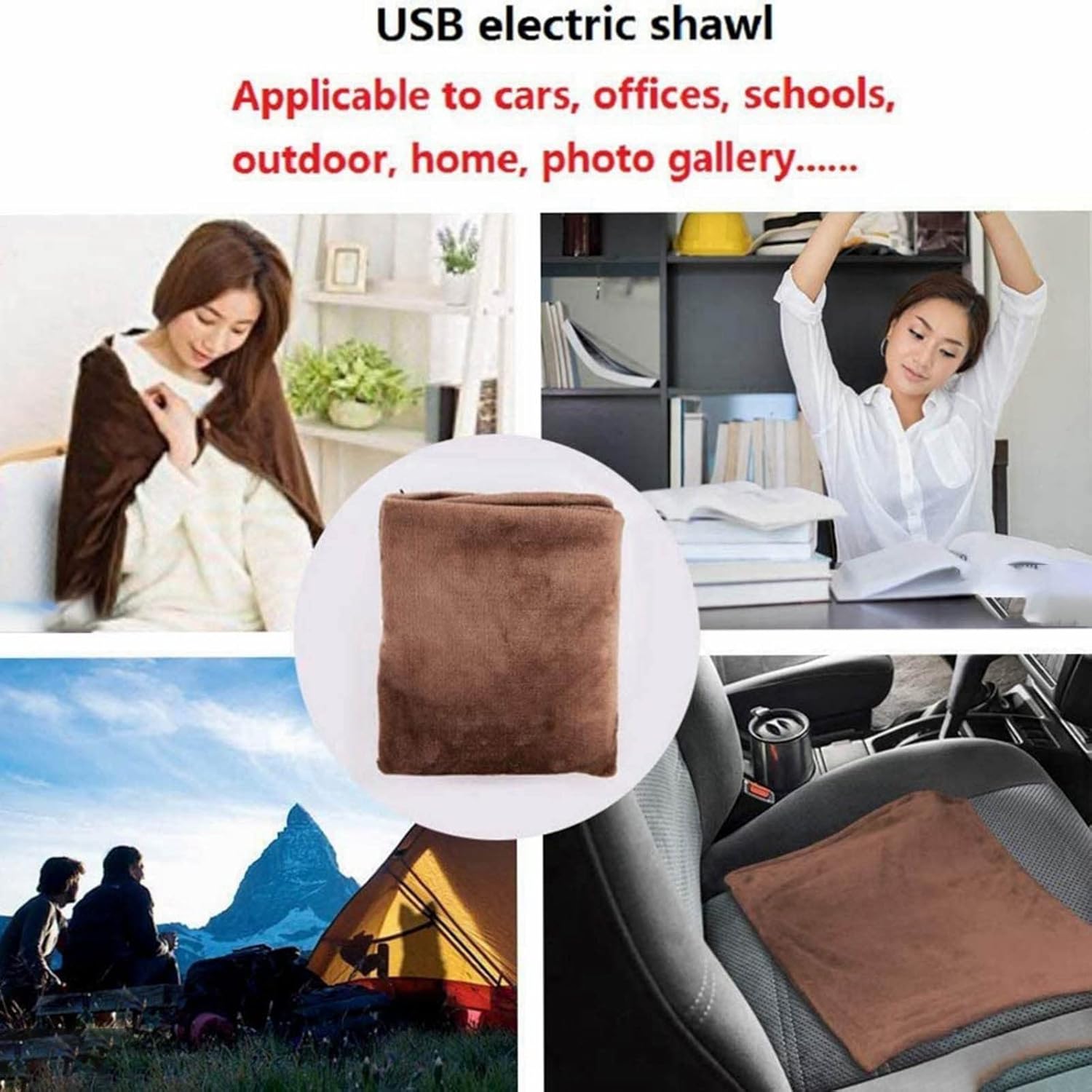 39 x 26 Flannel Heated Blanket with Hand Controller