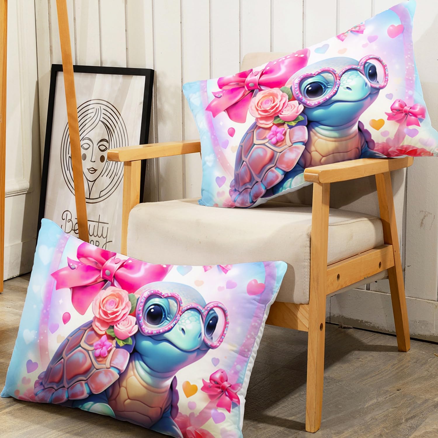 AILONEN Sea Turtle Sheet Set Twin XL Cute Kawaii Bedding