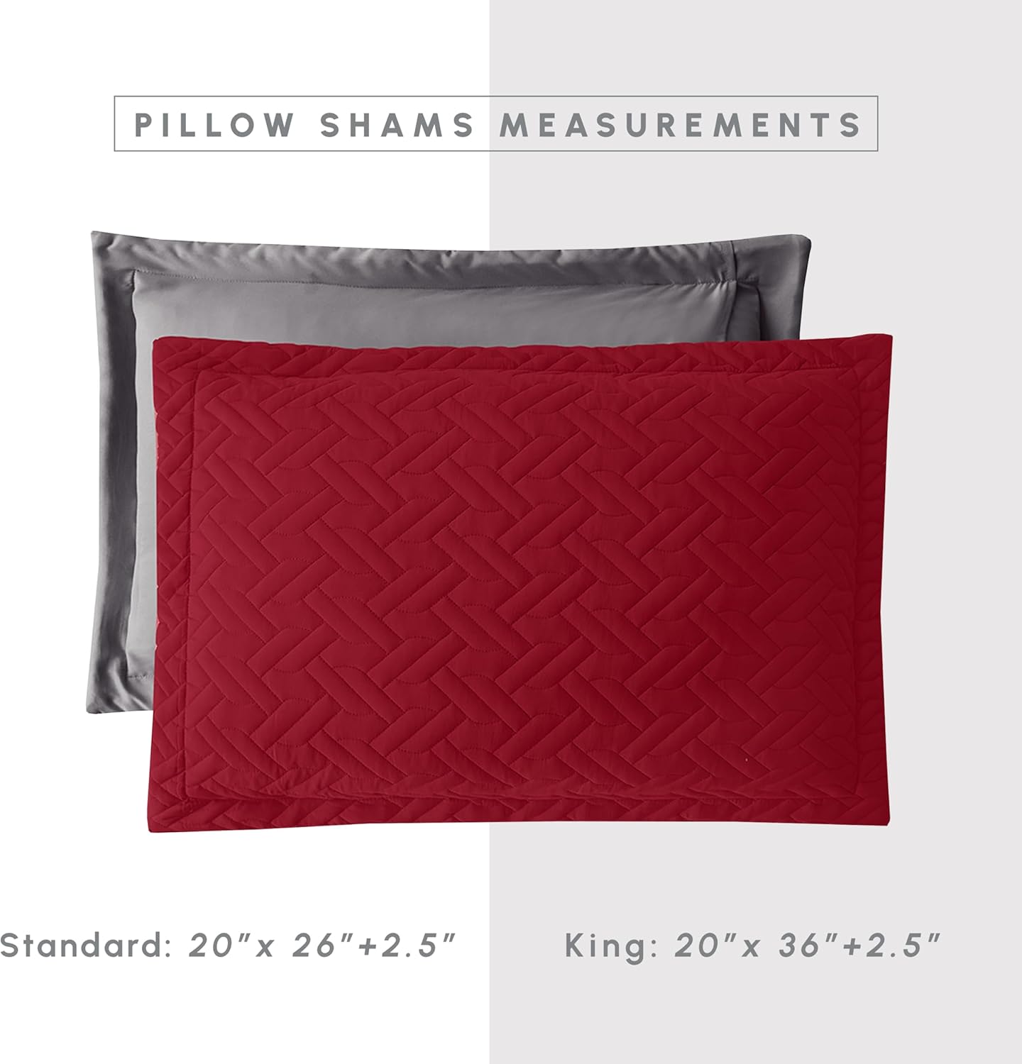 Elegant Comfort Reversible Quilt Set - Queen 3-Piece with Pillow Shams