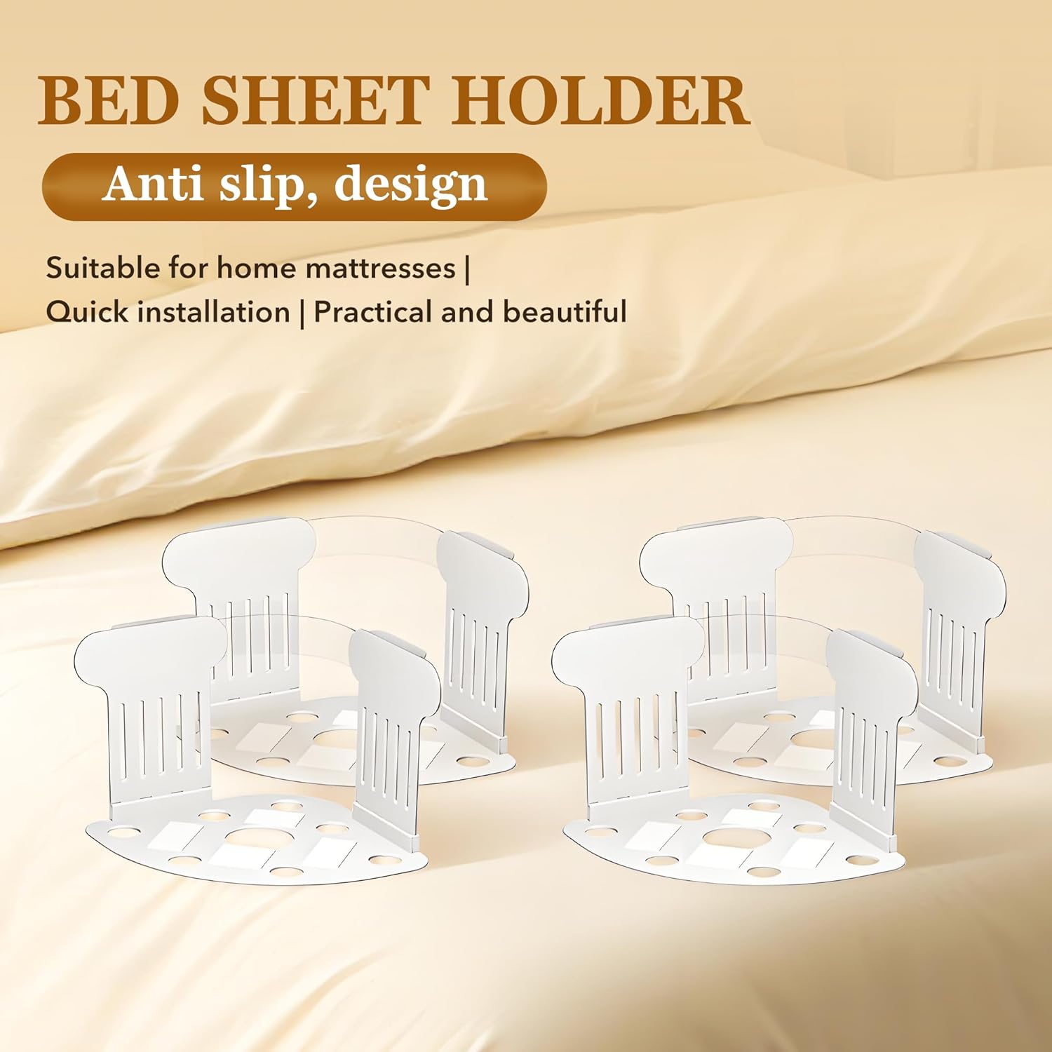 Rose Romee 4 Pcs Heavy Duty Sheet Holder